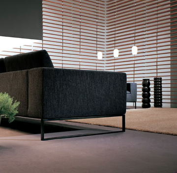 KUBICO - Sled base leather sofa by i 4 Mariani - view 3